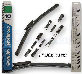 SİLECEK SÜPÜRGESİ 530MM BANANA TİP 10 APRT G-MAX
