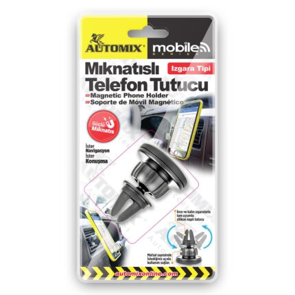 AUTOMİX MANYETİK TELEFON TUTUCU IZGARA TİPİ